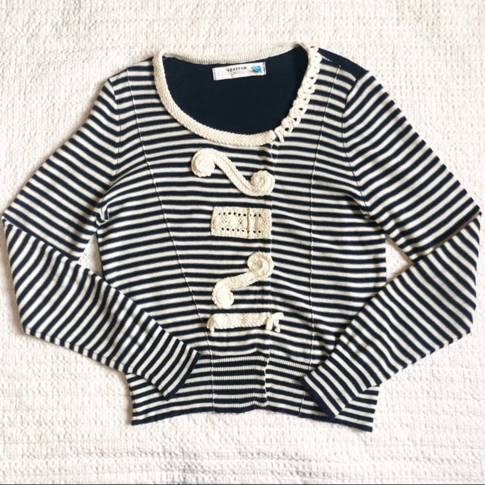 Anthropologie Sparrow Loose Lines large cardigan